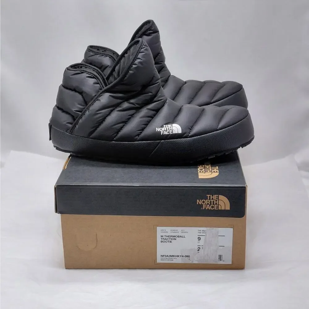 The North Face Men's ThermoBall Traction Bootie Boots Size 9 Black Outdoor Cozy